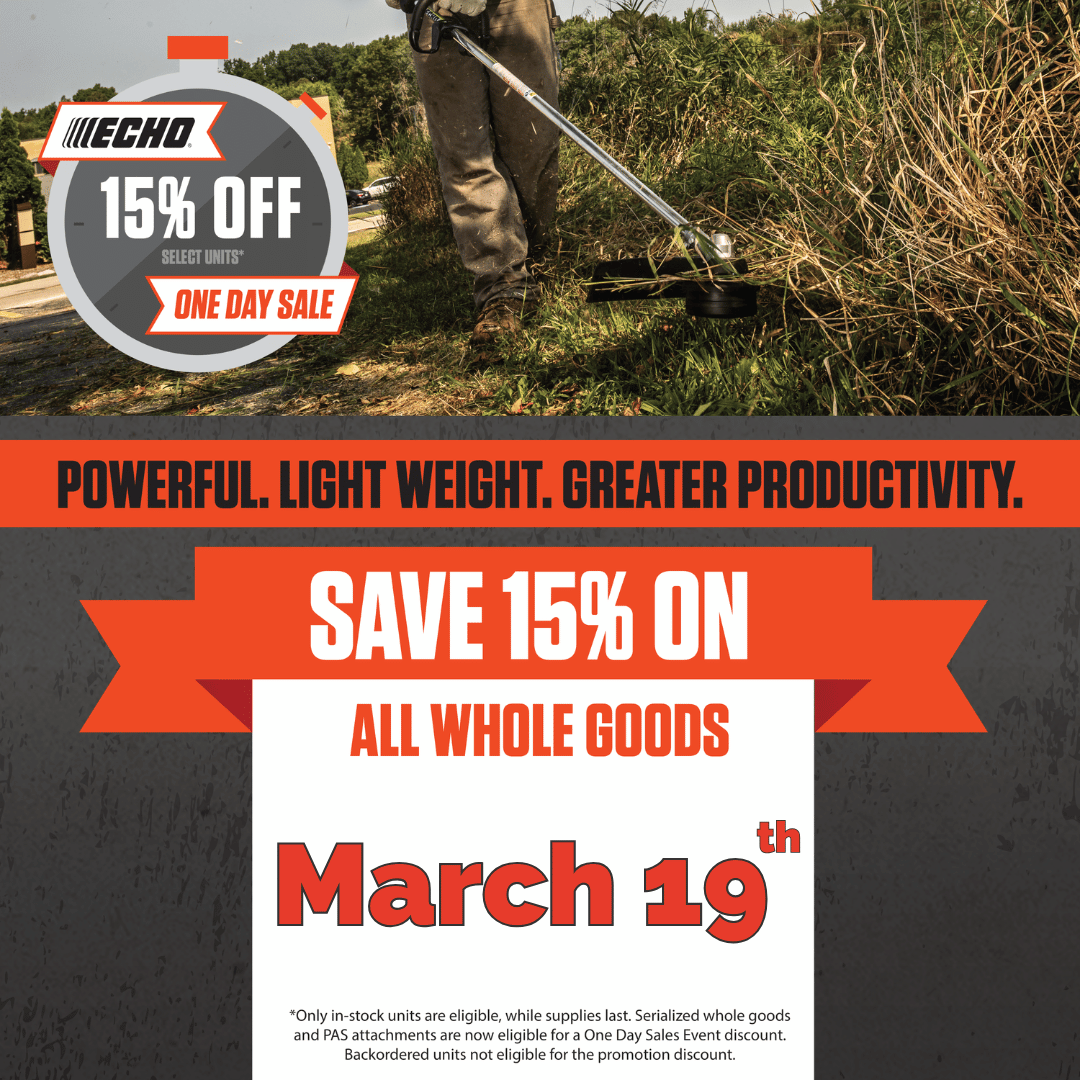 ECHO One Day Sales Event on March 19th