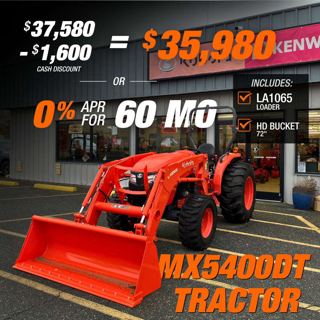 Kubota MX5400DT Tractor Special Offer