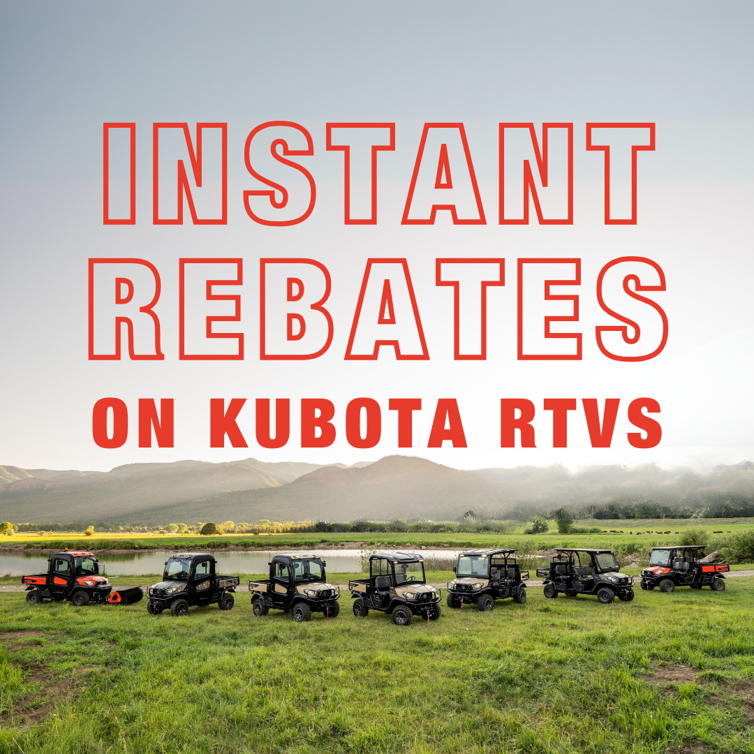 Kubota RTV Rebates