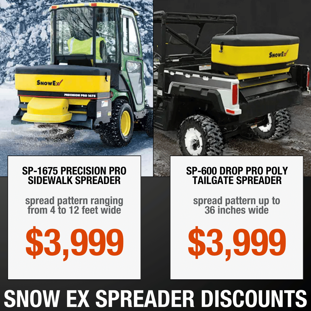 Snow Ex Spreaders In-Stock Now